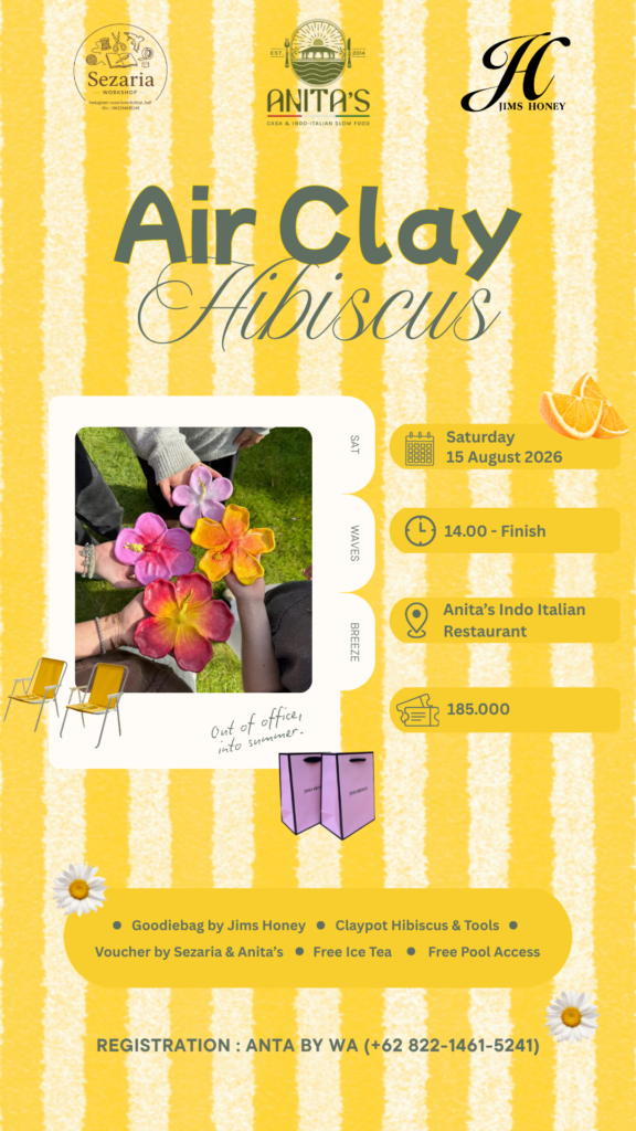 Air Clay Hibiscus at Anita's Casa