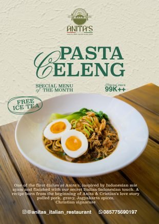 Antia's Casa Pasta Celeng Promo